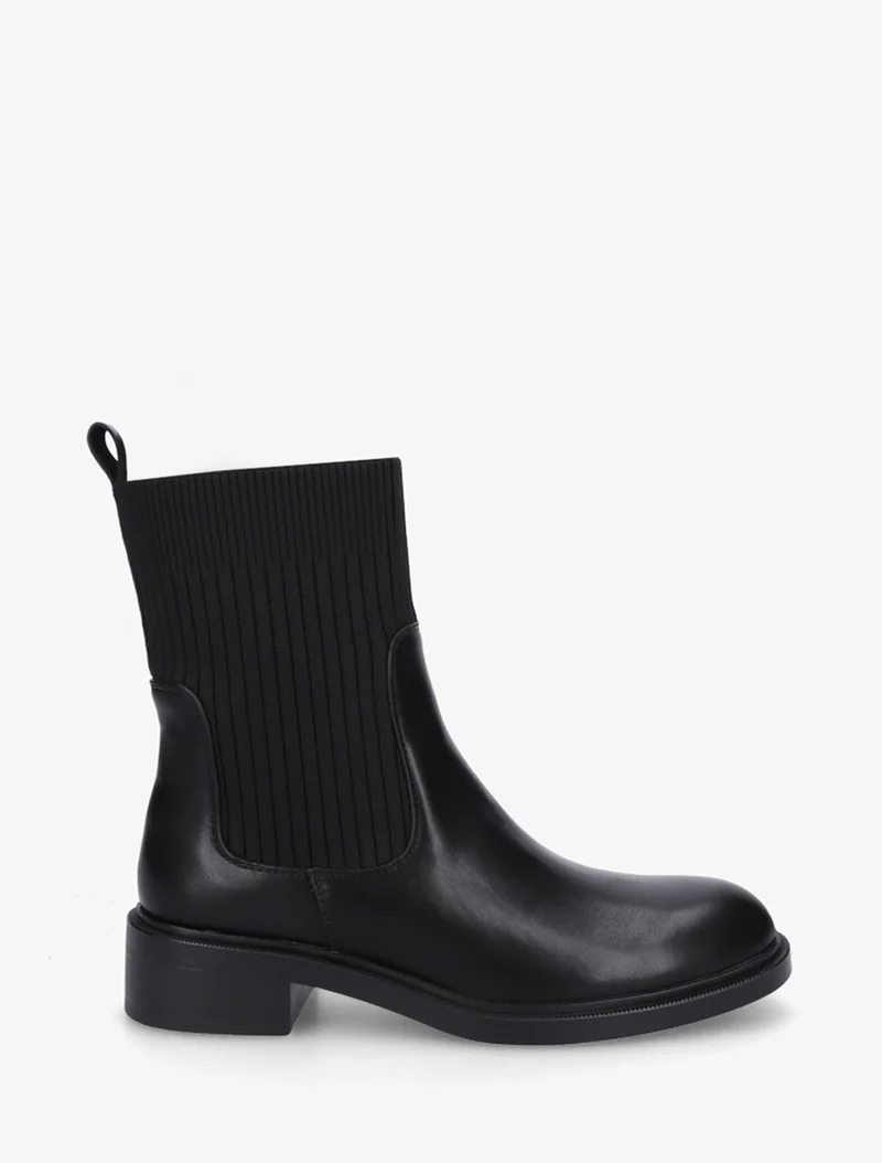 Bottines style chaussettes - Noir