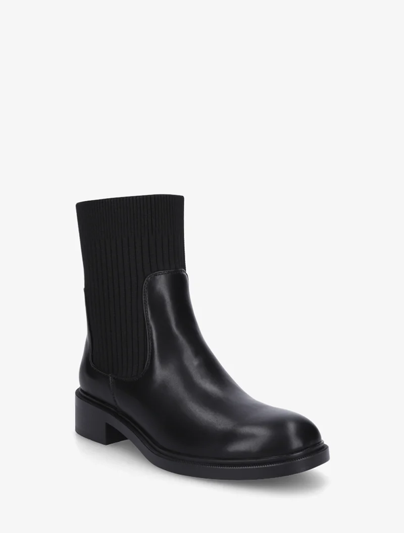 Bottines style chaussettes - Noir