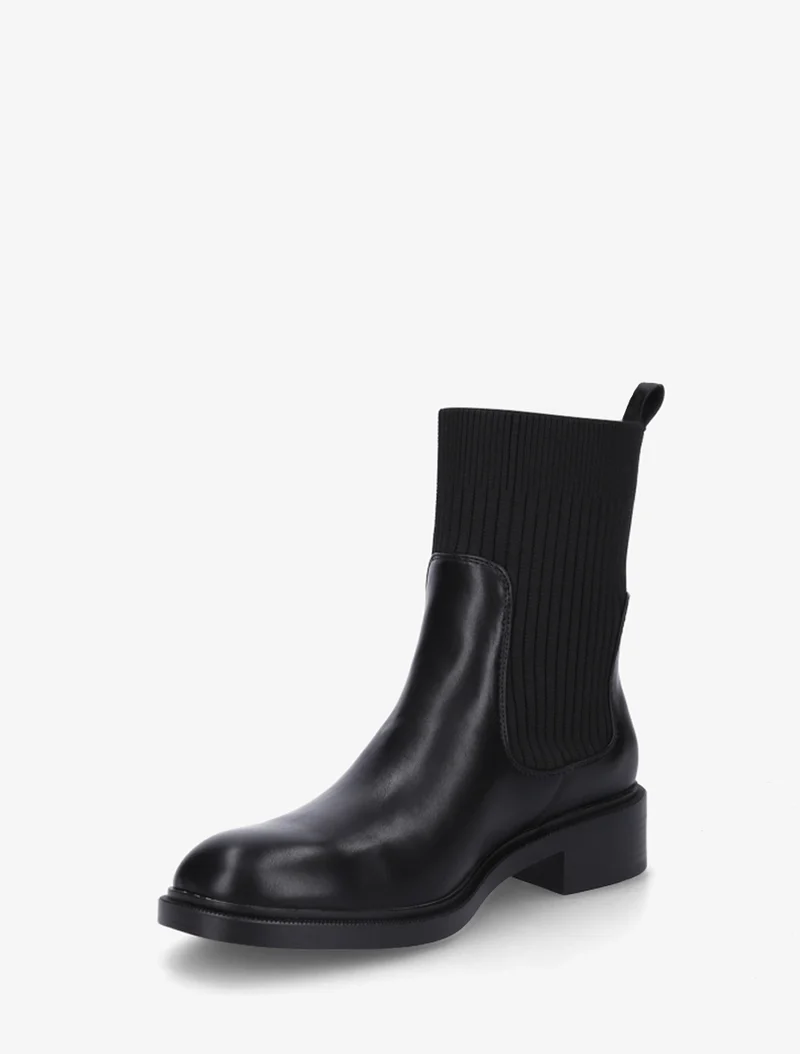 Bottines style chaussettes - Noir