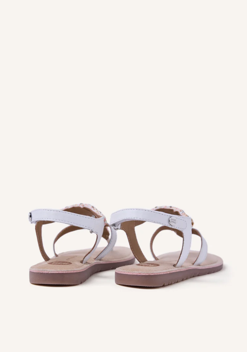 LEATHER SANDALS BEADS AND CHARMS INYA