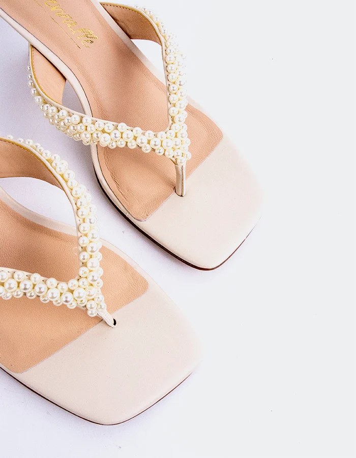 Tovi Cream Leather