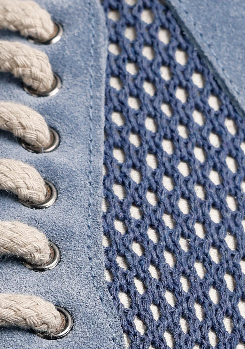 BLUE MESH SNEAKERS