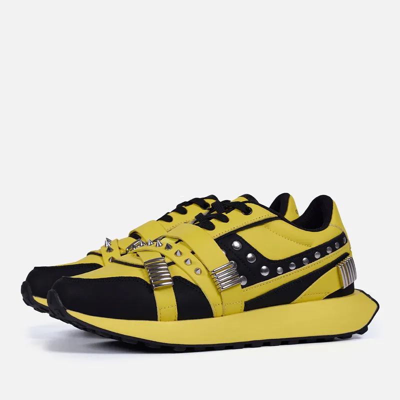 LEATHER SNEAKERS STUDS AND SPIKES - UMA BY MARÍA ESCOTÉ