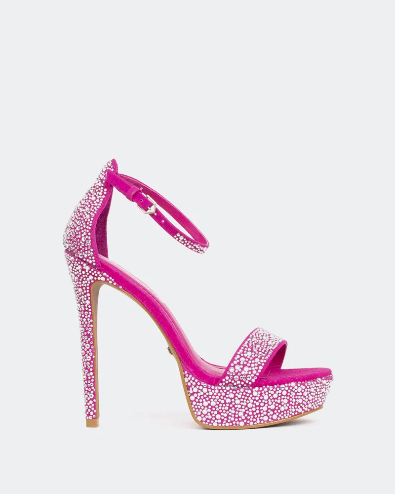 Rinna Fucshia Suede