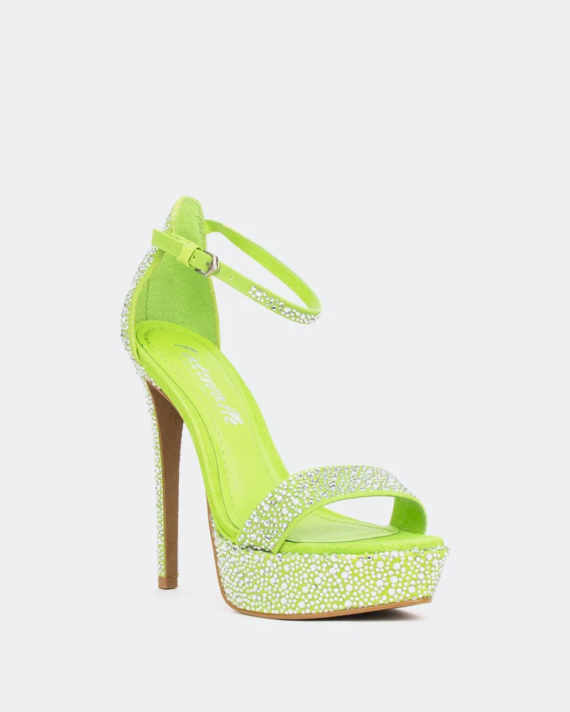 Rinna Green Suede