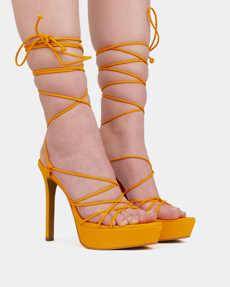 Nevis Orange Leather