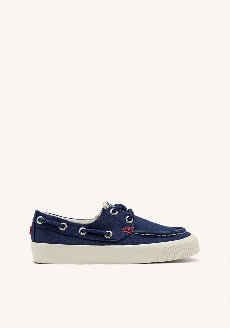 SPORTY NAUTICAL STYLE NAVY BLUE SHOES FOR BOYS AND GIRLS LICATA