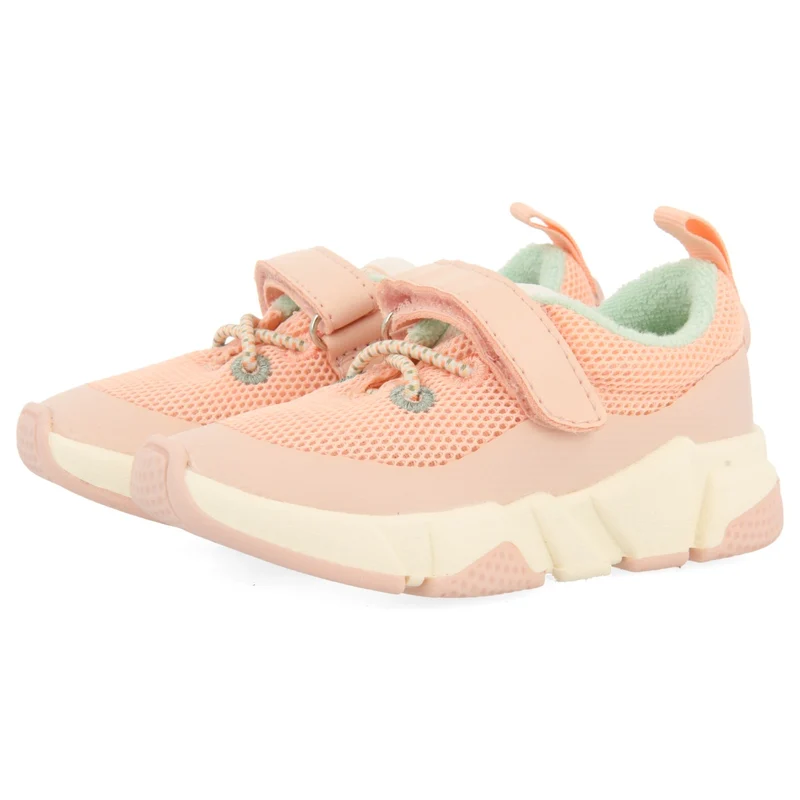 PINK SNEAKERS WITH COLORFUL ACCENTS FOR BABY YULEE