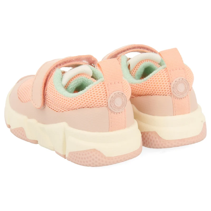 PINK SNEAKERS WITH COLORFUL ACCENTS FOR BABY YULEE