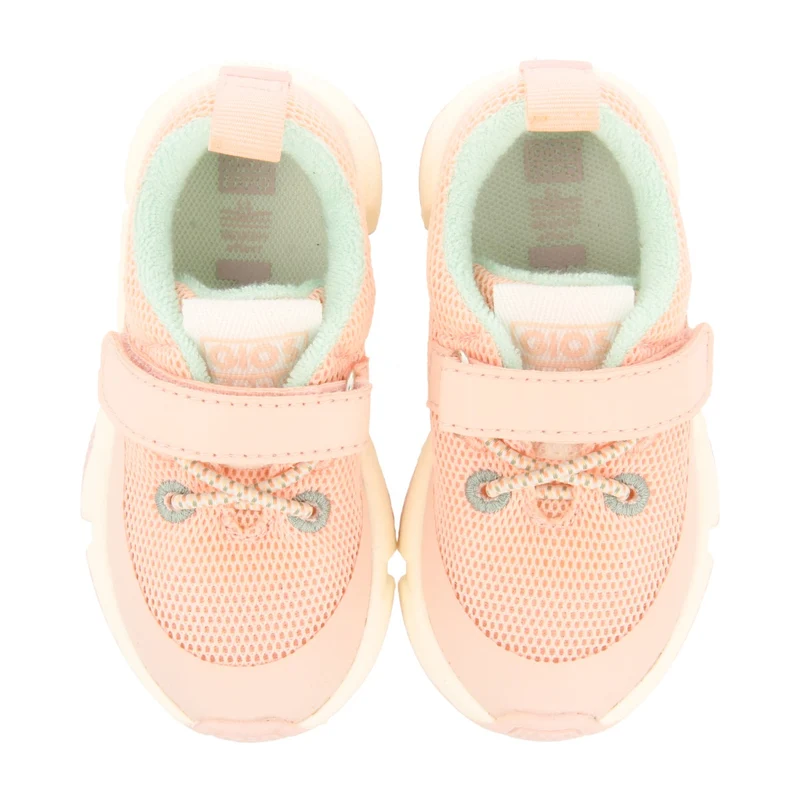 PINK SNEAKERS WITH COLORFUL ACCENTS FOR BABY YULEE
