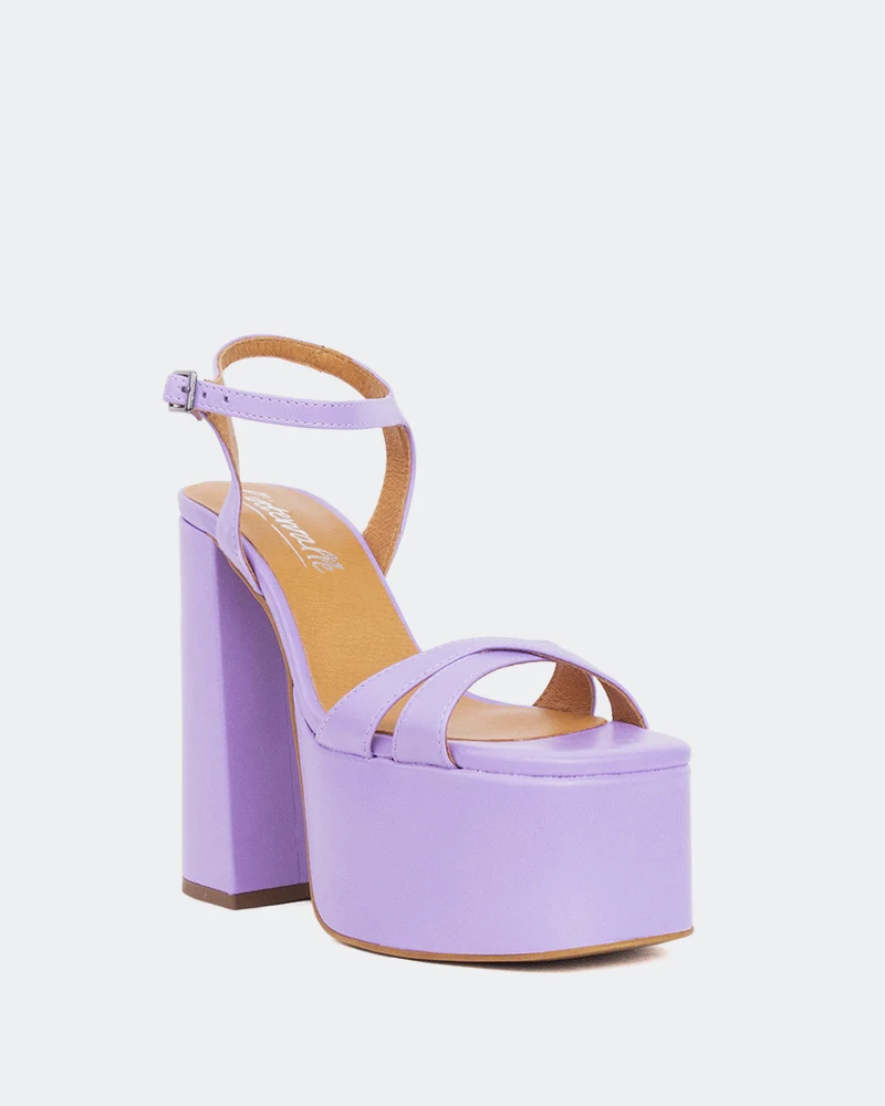 Ives Purple Leather
