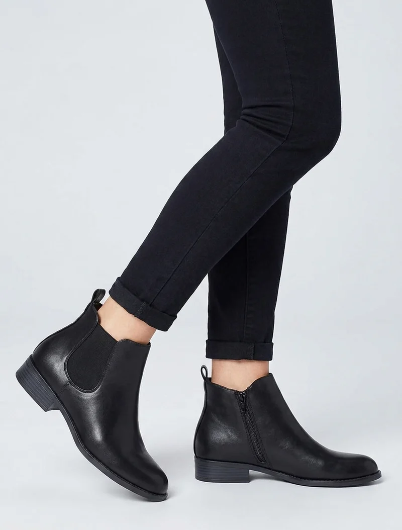 Bottines style chelsea - Marine