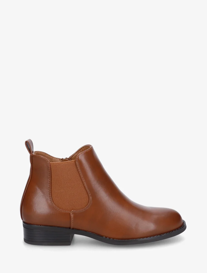 Bottines style chelsea - Camel
