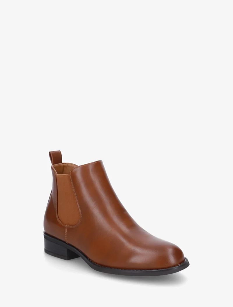 Bottines style chelsea - Camel