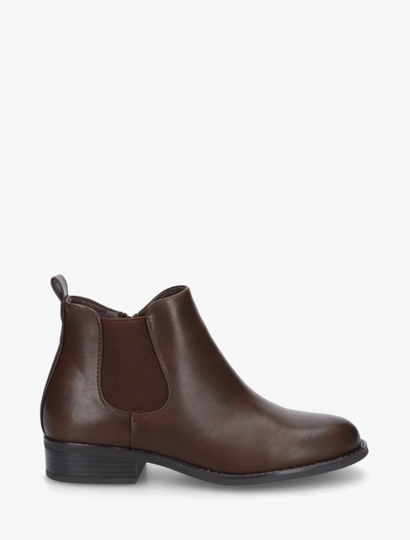 Bottines style chelsea - Marron