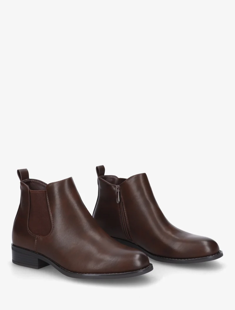 Bottines style chelsea - Marron