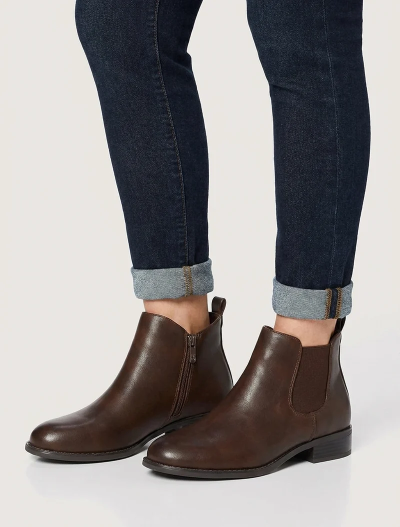 Bottines style chelsea - Marron