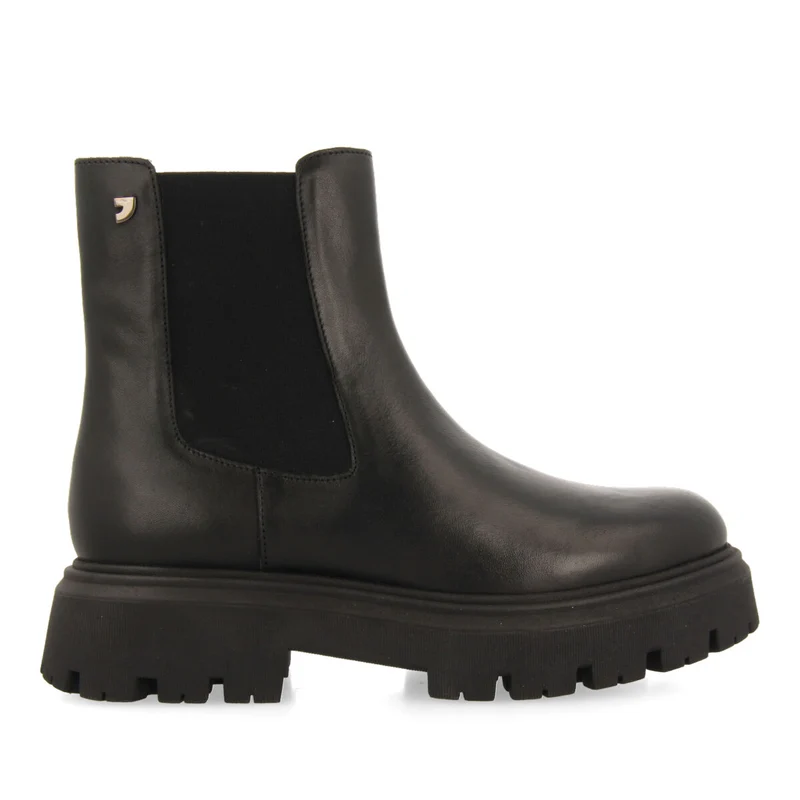 Langford women's black leather chelsea boots
