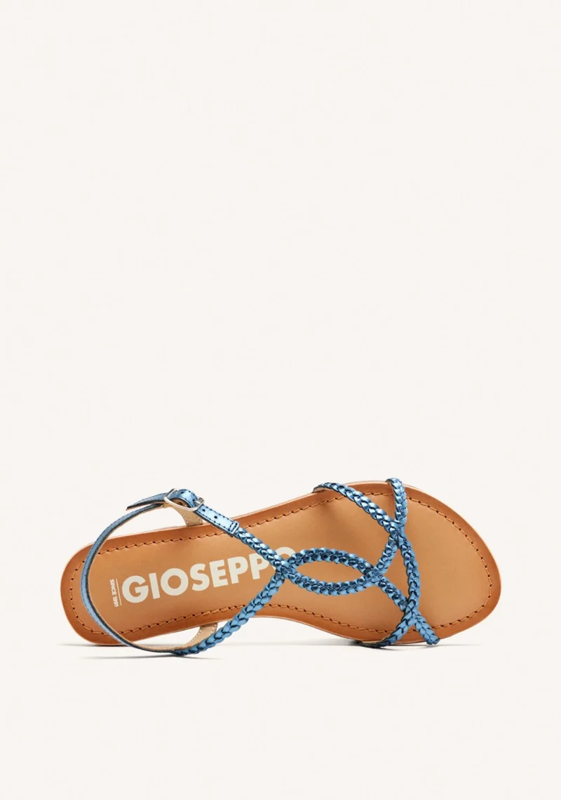 BRAIDED LEATHER SANDALS NIOAQUE