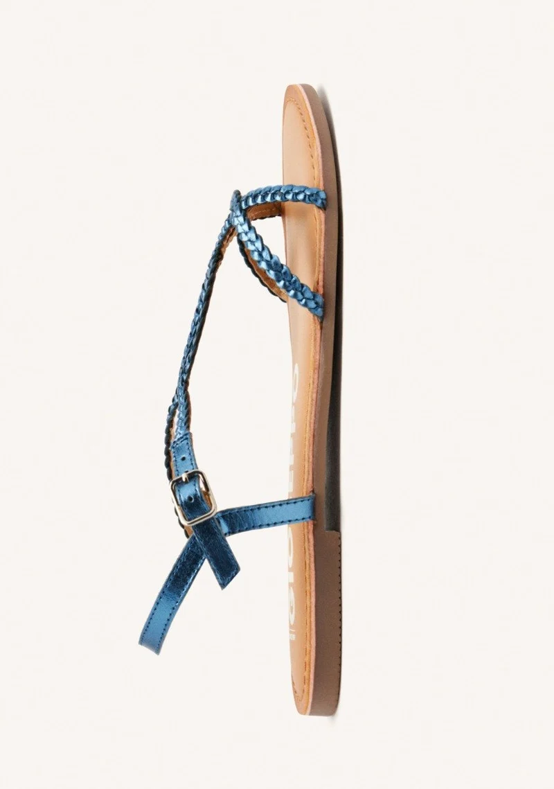 BRAIDED LEATHER SANDALS NIOAQUE