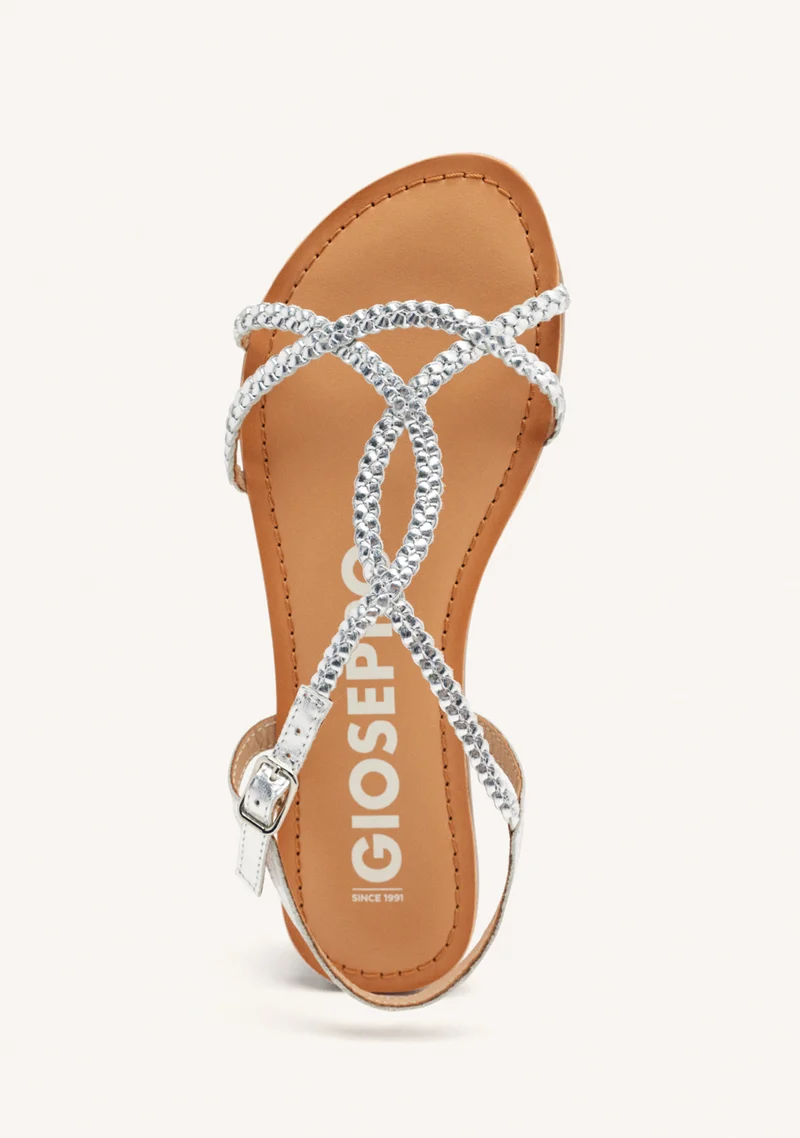BRAIDED LEATHER SANDALS NIOAQUE