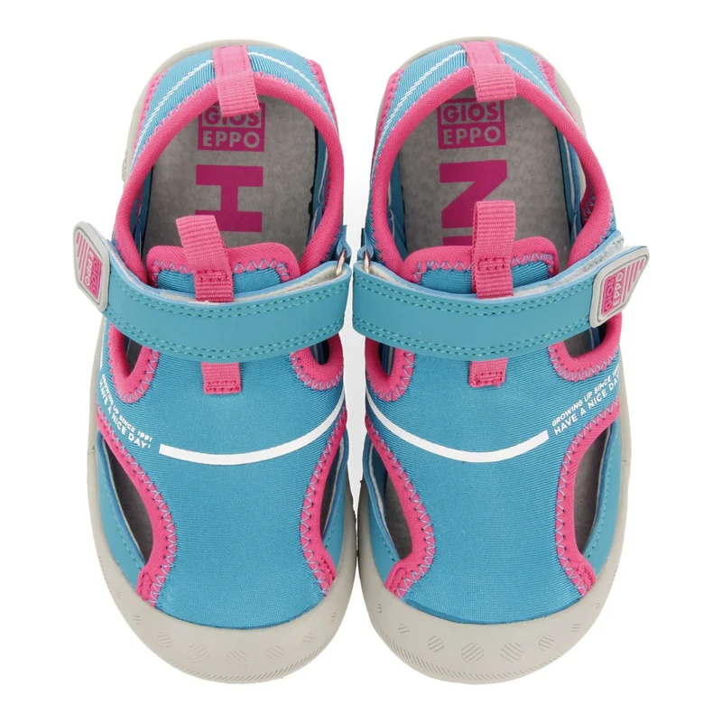 SPORTS FLIP-FLOPS AQUAMARINE COLOR CALIFORNIAN STYLE FOR GIRL AND BOY BRIXHAM