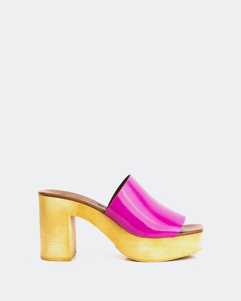 Snicker Fuchsia Leather