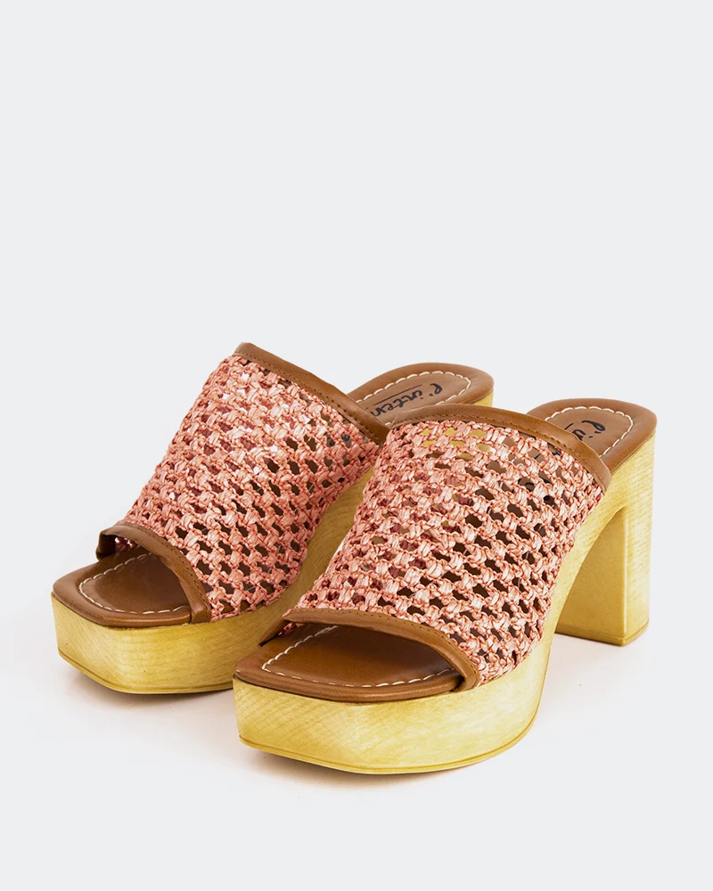 Faustine Pink Rafia