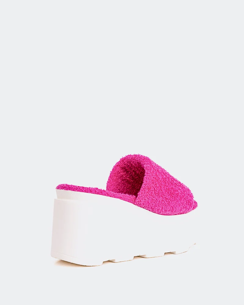 Skittles Fuchsia Faux Fur
