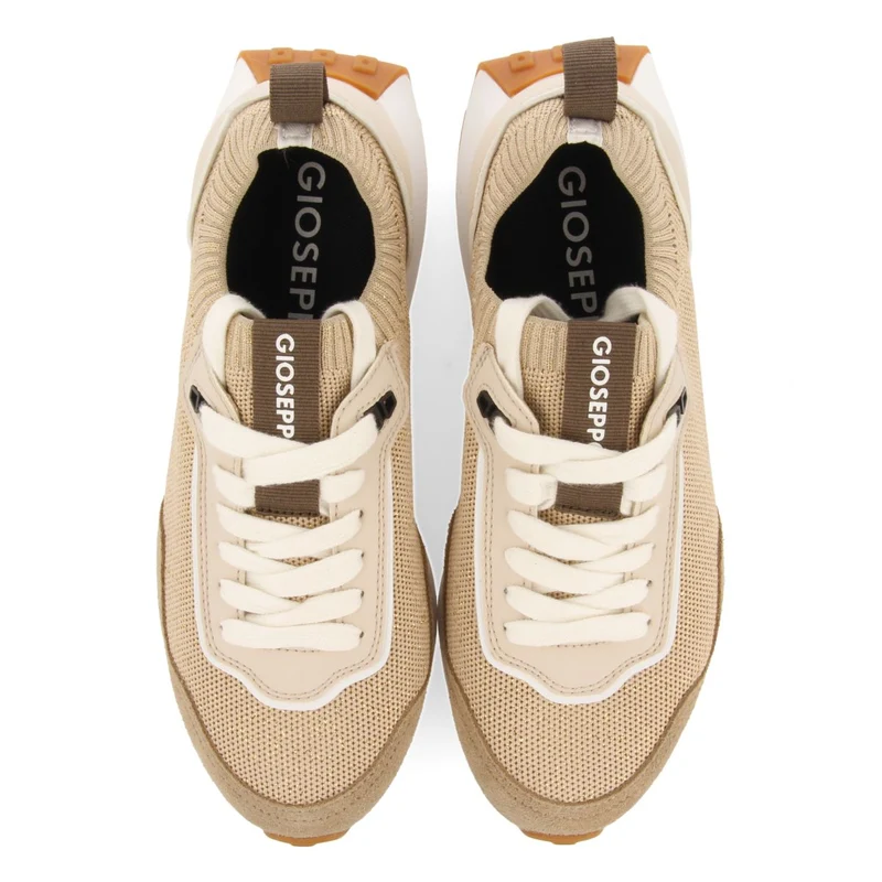 GOLDEN ELASTIC CUT SNEAKERS FOR WOMEN FINIQ