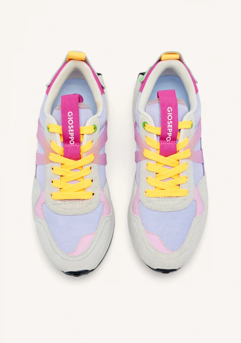 LAVENDER SNEAKERS WITH MULTICOLOR DETAILS FOR WOMEN ADAIR