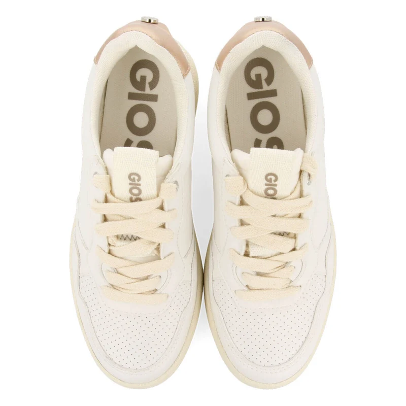 Fulton women's white retro sneakers