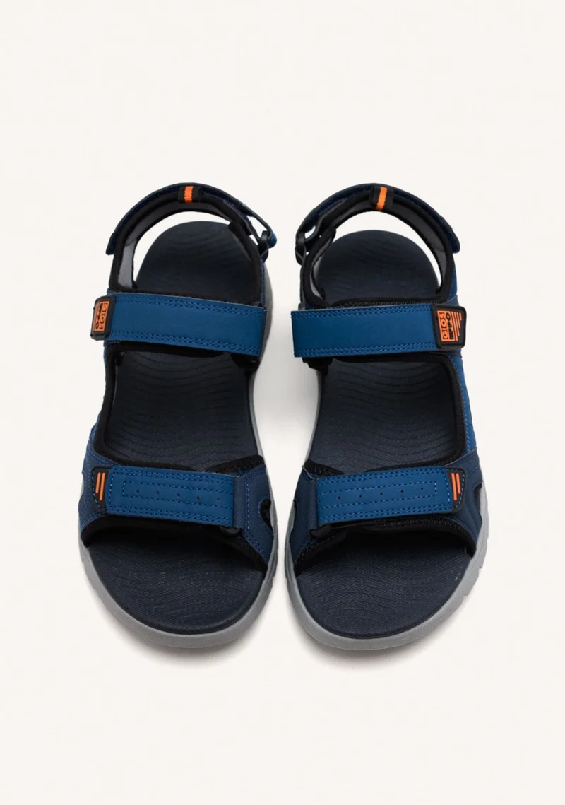 BLUE NAVY SANDALS WITH COLOR ACCENTS FOR MEN METKOVIC