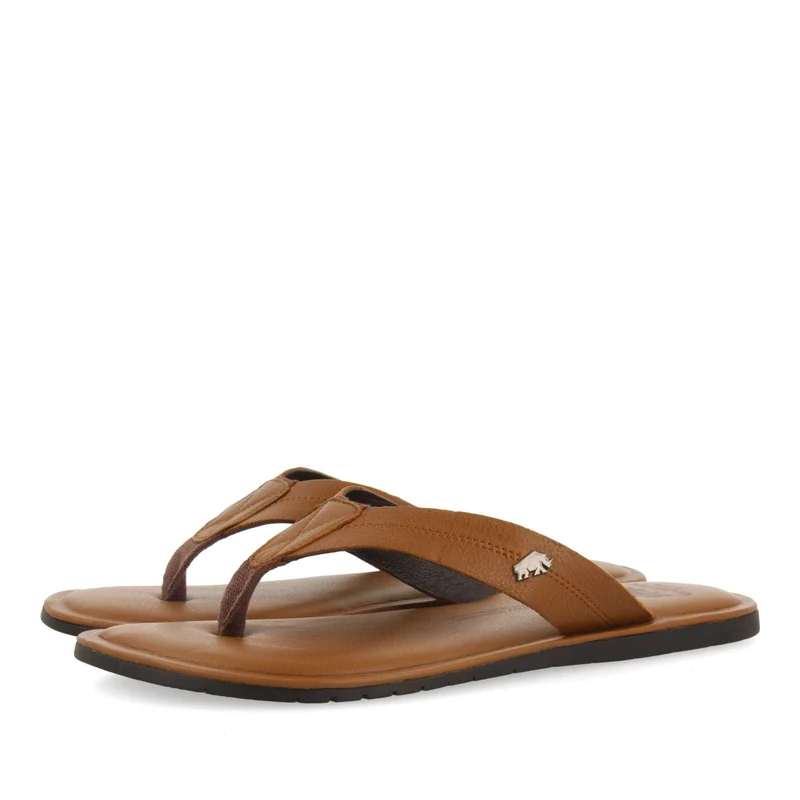 LEATHER SKIN MEN'S WASCO COLOR FLIP-FLOPS
