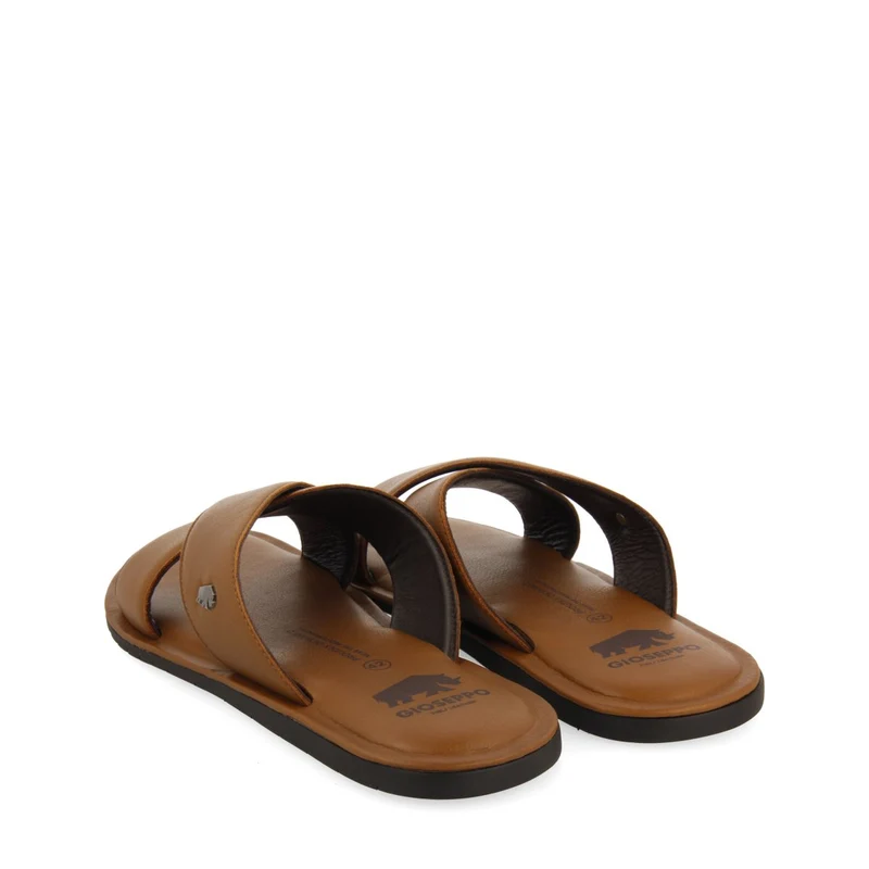 LEATHER SKIN SANDALS WITH CROSS STRAP FOR MEN OROSH