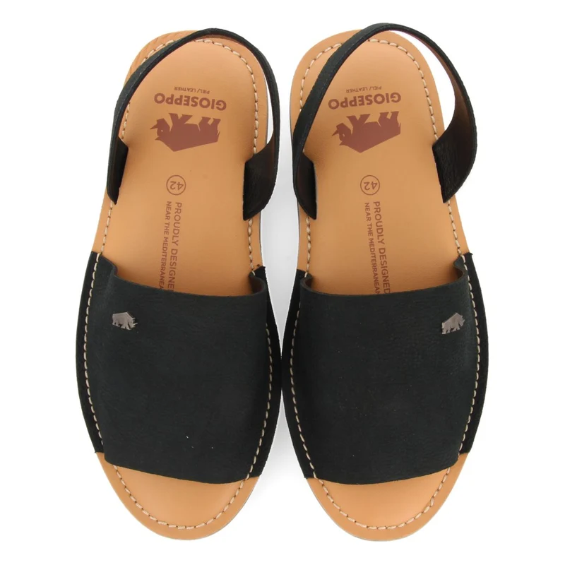 BLUE NAVY LEATHER MENORQUINAS STYLE SANDALS FOR MEN PENRYN