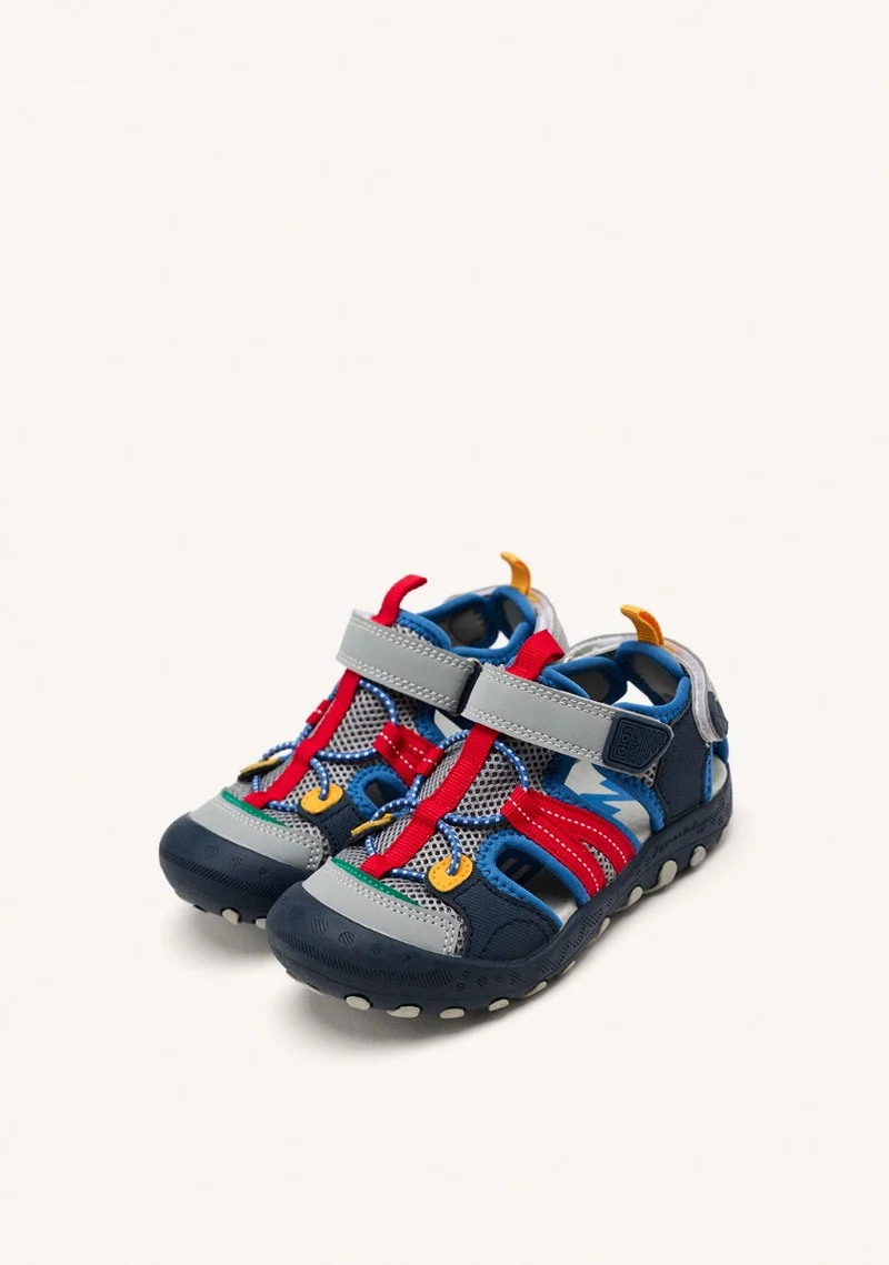 MULTICOLOR SPORTS FLIP-FLOPS CALIFORNIAN STYLE FOR BOYS AND GIRLS ADRANO