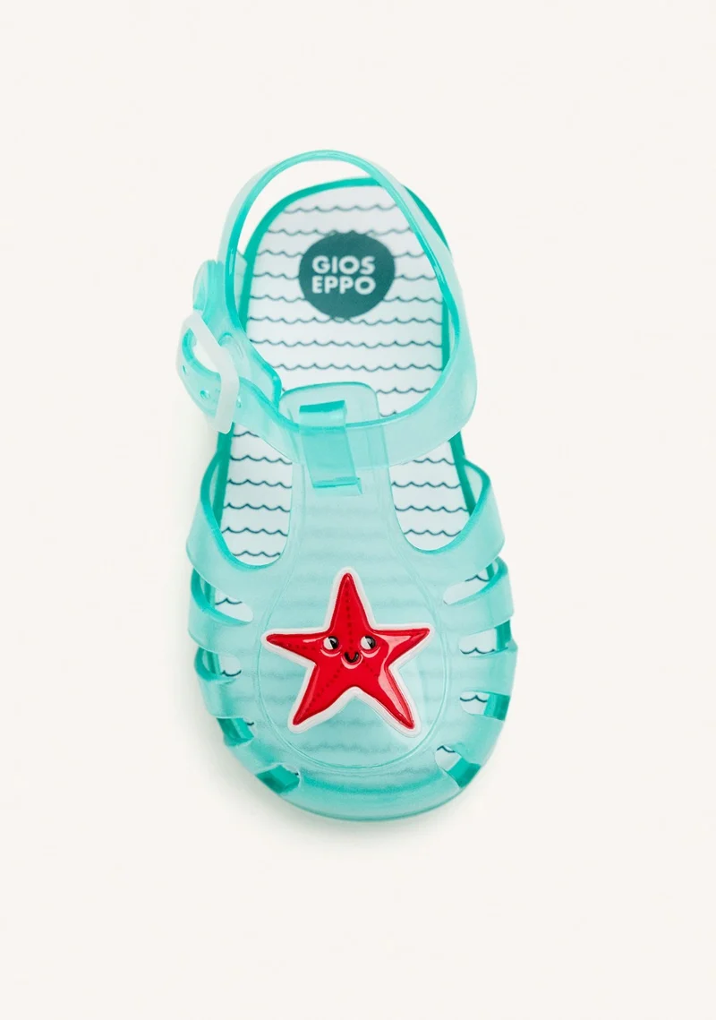 CRAB SANDALS DRAWING STARA