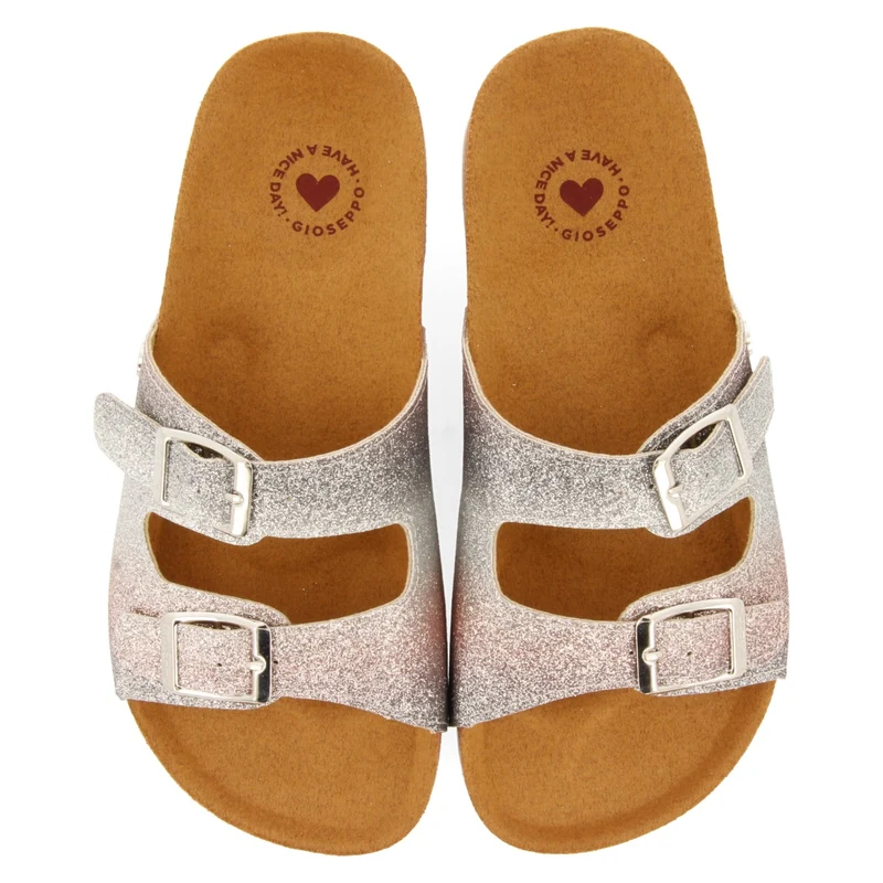 MULTICOLOR BIO SOLE FLIP-FLOPS WITH GLITTER FOR GIRL AND BOY GRUISSAN