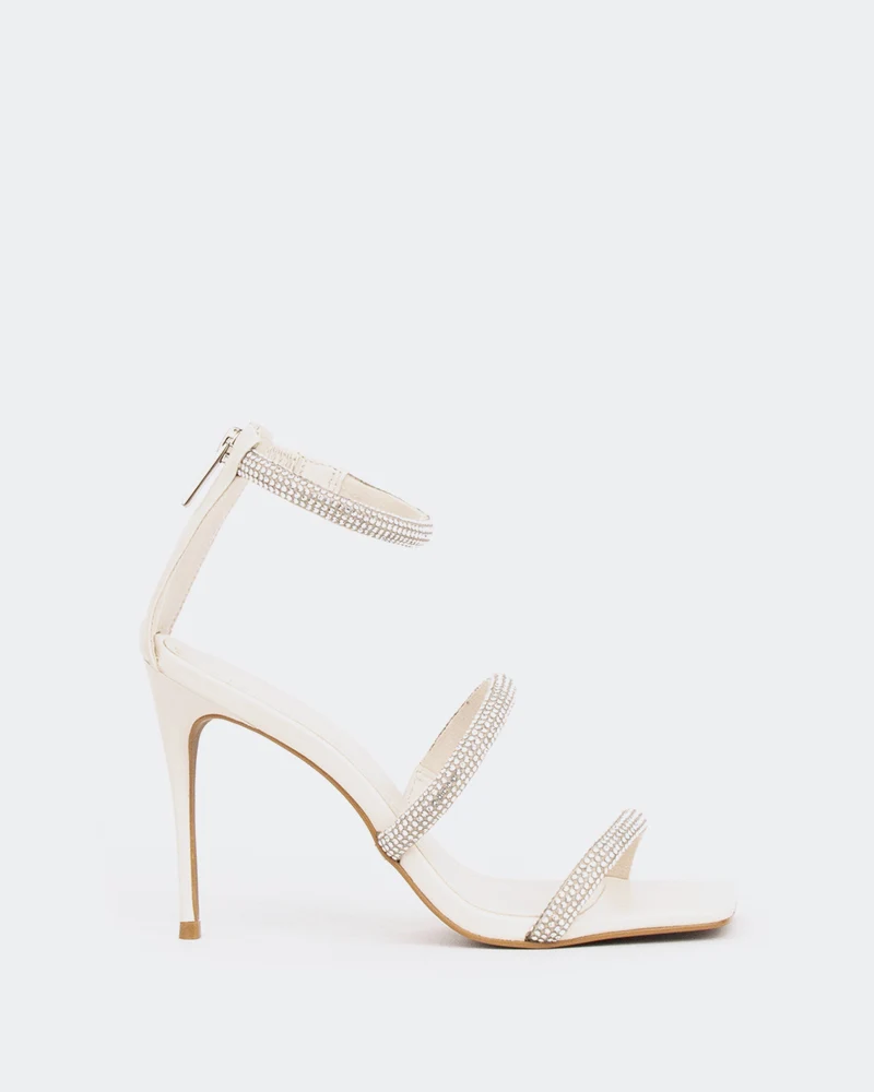Shamari Off White Leather