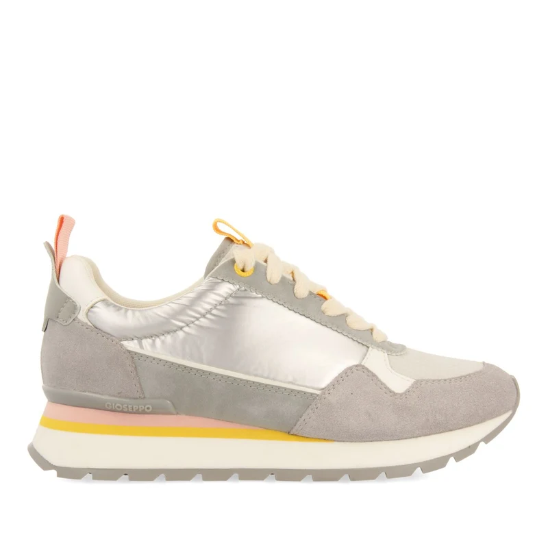 SILVER SNEAKERS WITH MULTICOLOR DETAILS FOR WOMEN SAMOSET