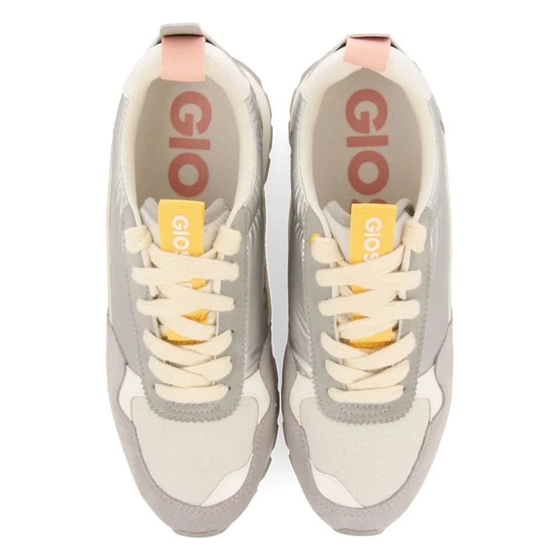 SILVER SNEAKERS WITH MULTICOLOR DETAILS FOR WOMEN SAMOSET