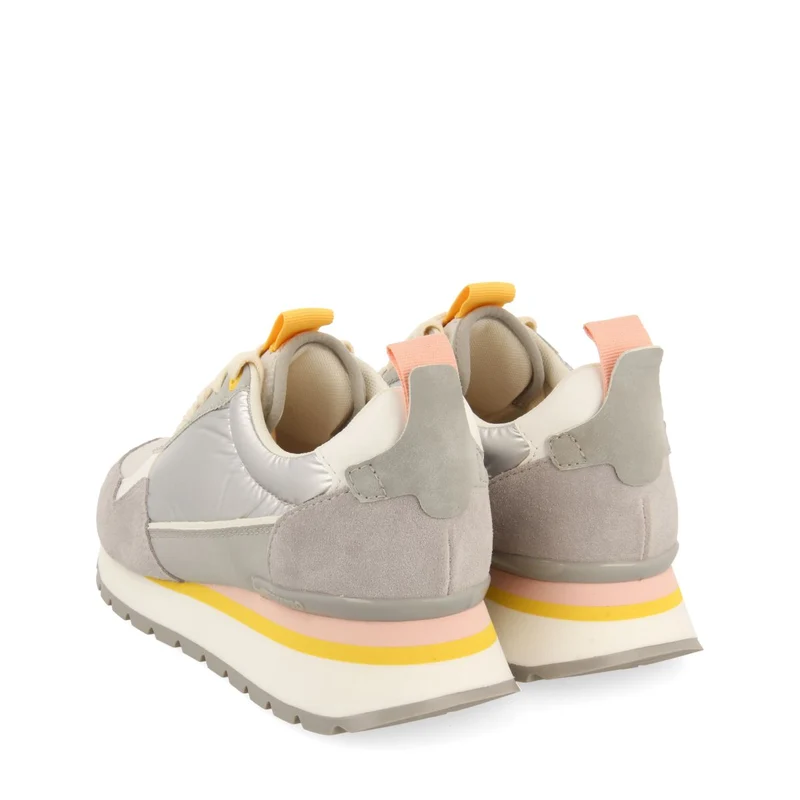SILVER SNEAKERS WITH MULTICOLOR DETAILS FOR WOMEN SAMOSET