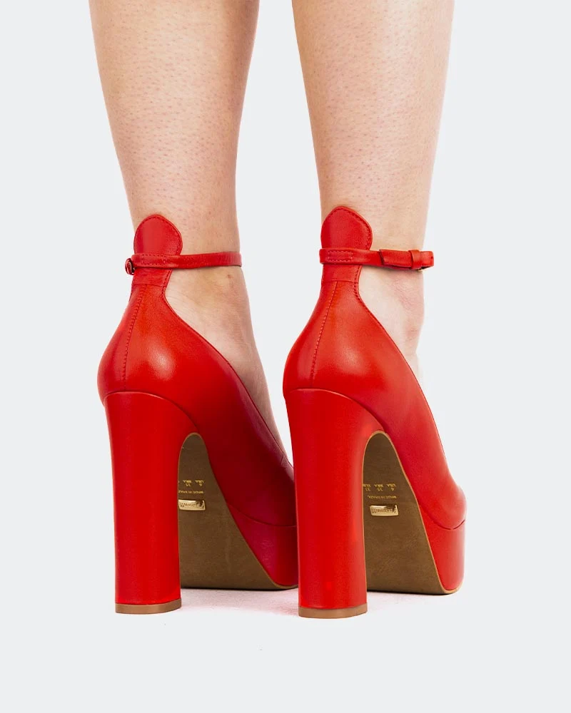 Habibi Red Leather