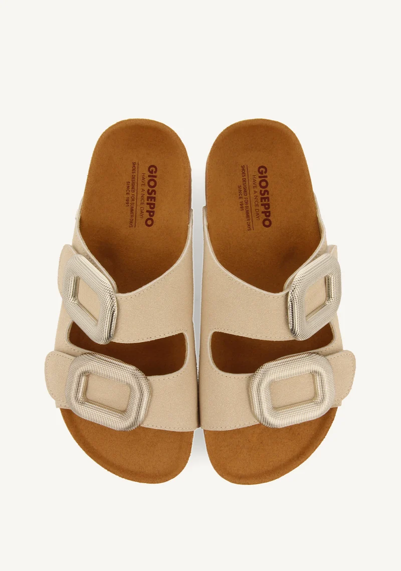 ICE COLOURED SANDALS WITH JEWEL EMBELLISHMENT FOR WOMEN COVERT
