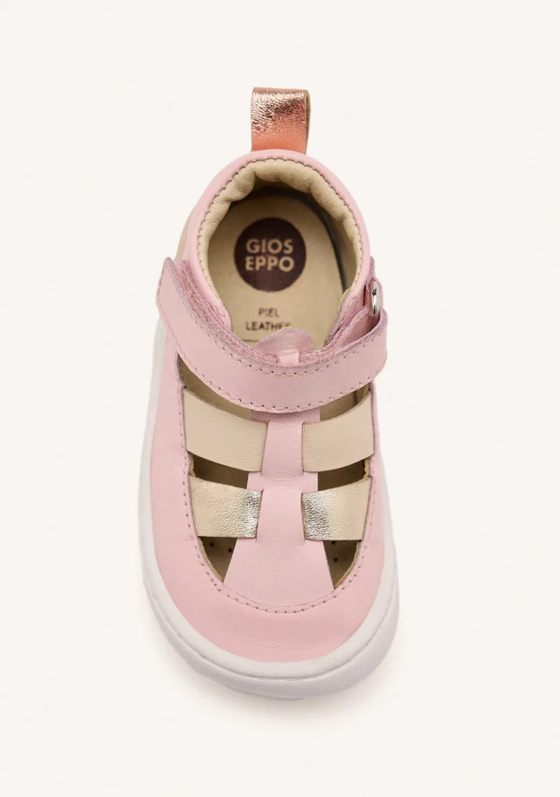 PINK CRAB-STYLE SANDALS WITH ADJUSTABLE CLOSURES FOR BABIES ODELL