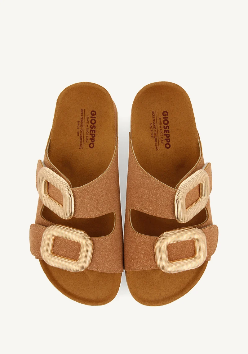 NUDE SANDALS WITH JEWEL EMBELLISHMENT FOR WOMEN COVERT