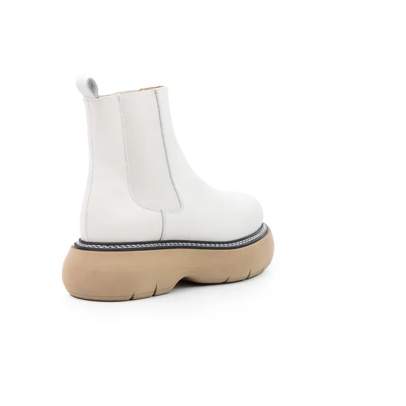 Filius Off White Leather