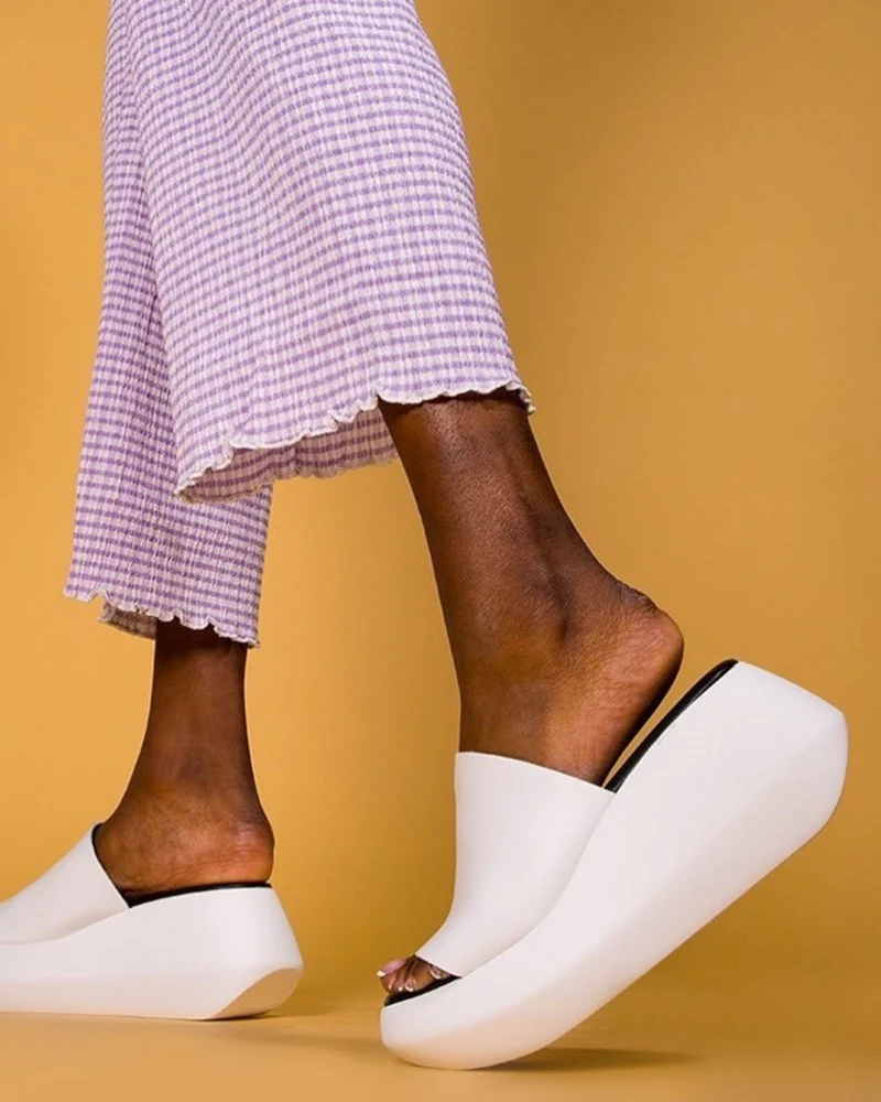 Dayo White Leather