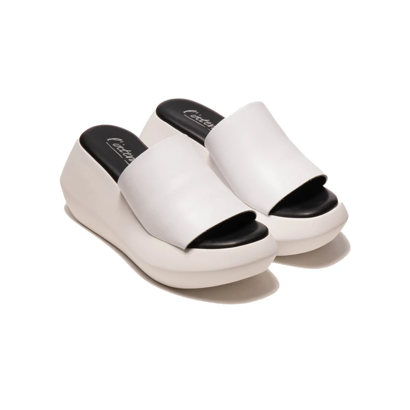 Dayo White Leather